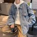Cowboy Jacket Men's Autumn Retro Collar Workwear Jacket Couple's Casual Top_mkmklike.com