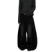 Men's American Style Curved Wash Distressed Jeans Clean Fit Loose Straight Wide Leg Mid Waist Black Blue Cotton Long Pants_mkmklike.com