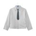MTLCLOTHES Men's Clothing|New Korean College Style Two-Piece Shirt Design Simple Fashion Short Jacket_mkmklike.com