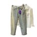 Men's Straight Leg Jeans Heavyweight American Functional Style Zipper Logging Micro Flare Rivet Work High Street Vibe_mkmklike.com