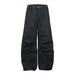 Fit Wide-Leg Scimitar Jeans For Men High Street Trend Pleated Knee Design Loose Floor-Length Pants_mkmklike.com