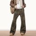 Nordmann Leopard Print Jeans For Men Loose Straight Hip-Hop High Street Casual Pants American Retro Versatile Trendy Cool Long_mkmklike.com