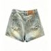 Women's Vintage A-Line Denim Shorts - Retro Light Blue High Waisted Summer Shorts For Casual Street Style_mkmklike.com