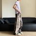 Men's Stretch Denim Jeans - Relaxed Fit Straight Leg Pants With Comfortable Elastic Waist, Classic Grey Wash For Casual Everyday Wear_mkmklike.com