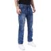 Men's Slim Fit Stretch Denim Jeans - Classic Straight Leg Blue Jeans With Comfort Flex (Dark Blue, S-2xl)_mkmklike.com