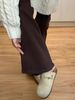 American Brown Flared Jeans For Women, New Style For Fat Mm, Large Size, Pear Shaped Figure, High Waist, Slim Fit And Stretch Trousers_mkmklike.com