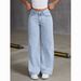 Relaxed Straight-Leg Jeans For Women - Comfortable Stretch Denim, Mid-Rise, Casual & Chic (S-3XL)_mkmklike.com