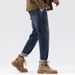 Factory Direct Supply Autumn And Winter New Small Straight-footed Jeans Men's High-quality Niufeng Loose Washed Denim Trousers Men_mkmklike.com