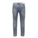 Men's Whiskered Jeans Trendy Hip Hop Hand Drawn Splatter Removal All Season Versatile Trousers New_mkmklike.com