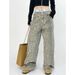 American-style Leopard Print Wide-leg Jeans For Petite Women, Spring/summer Design, Retro High-waisted, Slimming, Loose_mkmklike.com