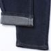 Men's Slim Fit Dark Blue Washed Jeans - Straight Leg Distressed Denim Pants With Patch Details For Casual Wear_mkmklike.com