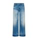 Men's Ice Wash Straight Leg Jeans - High-Ounce Distressed Denim With Cat Whisker Details_mkmklike.com
