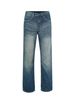 "Unisex Heavyweight Slightly Flared Jeans – American High Street Style | Textured Handmade Denim | Cleanfit Commuting Essential"_mkmklike.com