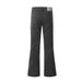 Vibe Trendy Flared Men's Solid Color Loose Jeans Long Design Sense Pleated Knee Hippie Niche Pants_mkmklike.com