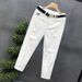 Men's Clothing Rogue White Ripped Jeans Trendy Nine Point Pants Summer Thin Slim Fit Pants_mkmklike.com