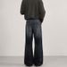 Men's & Women's Cleanfit Heavy Washed Tie-Dye Jeans With Bamboo Texture & Flared Hem Streetwear Staple_mkmklike.com
