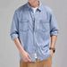 Solid Color Workwear Denim Shirt Men's Trendy Brand Trendy Couple Loose And Cool Shirt Jacket_mkmklike.com