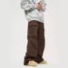 Men's Clothing High End American Overalls Men Ins National Trend Casual High Street Trousers Couple Pants_mkmklike.com