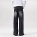 Men's Clothing Four Seasons Running Style A Type Straight Jeans Men's Fashion Brand Loose Wide Leg Mopping Long Pants_mkmklike.com