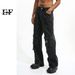 EF JEANS | 2023 European And American Street Multi-pocket Splicing Design Wide-leg Tooling Denim Trousers Straight Versatile_mkmklike.com