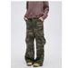 Men's Clothing Spring And Autumn Styles, Trendy Brands, Loose Casual Wide Leg Sports, High Street Straight Pleated Denim Trousers_mkmklike.com