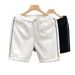 Men's Summer Casual Denim Shorts Straight Leg Breathable Printed for Streetwear College Style_mkmklike.com