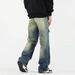 American High Street Workwear Men's Straight Wide Leg Jeans 2025 New Fashion Trend Ins Long Pants_mkmklike.com