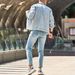 Men's Clothing spring and autumn new street men's denim loose casual coat jacket_mkmklike.com