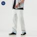 Pure Muqiu Clothing | Lyocell Ripped White Jeans Men's American Style Draped Loose Straight Casual Wide-Leg Pants_mkmklike.com