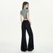 Brand New High-tech Summer Drapey, Cool-touch Thin Fabric Petite Women's Flared Jeans, Loose And Slimming_mkmklike.com