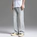 Vintage Washed Bootcut Jeans For Men – Distressed Tapered Denim Pants With Muddy Finish (S-3XL, 7 Colors, Mid-Rise Straight Leg)_mkmklike.com