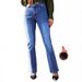 Pre-sale-35615# Cross-border Foreign Trade Women's Clothing European And American Style Fleece-lined Slim Straight_mkmklike.com
