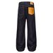 Men's A-Line Straight Leg Raw Denim Jeans Vintage Slightly Flared Distressed Cleanfit Style_mkmklike.com