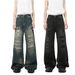 MTLCLOTHES Men's Clothing | New Autumn Arrivals: Unique Street-style Distressed Vintage Jeans, Loose And Versatile_mkmklike.com
