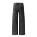American Style Straight-Leg Jeans Washed Vintage High Street Trend Versatile Ins Men's Loose Simple Wide-Leg Long Pants_mkmklike.com