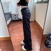 American-style Double-waistband Non-tight-fitting Flared Jeans For Women, 2026 New Niche Slim-fit Versatile Low-waist_mkmklike.com
