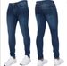 2025 Solid Color Fashion Men Casual Pants Stretch Jeans Skinny Work Trousers Male Wash Slim Fit For Zippered Jeans Men Clothing_mkmklike.com