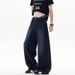 Spring/Summer New Retro Ripped Jeans Loose Fit Distressed Washed Wide Leg Pants Street Style For Men And Women_mkmklike.com