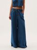K Wide Leg Jeans Women's New Loose Street Wide Leg Pants Drawstring Fashion Jeans_mkmklike.com