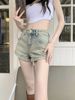 Women's Clothing Retro Denim Shorts Female Slim Design A Line Bottoming Outer Wear Hot Pants_mkmklike.com