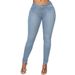 Women's Clothing Skinny Jeans - Stretch Denim Pencil Pants For Curvy Figures (Sizes XS-6XL)_mkmklike.com