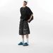Men's Distressed Denim Shorts With Splatter Paint Design, Loose Fit Cargo Shorts For Summer Casual Style_mkmklike.com