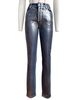Women's Clothing Style Women's Tight Stretch Jeans Hot Stamping Silver Color Denim Fashion For Formal & Casual For Women_mkmklike.com