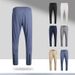 Men's Clothing Sports Trousers Training Running Fitness Outdoor Casual Trousers Breathable Quick-Drying Polyester Sweatpants_mkmklike.com