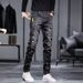 Men's Clothing Jeans Summer Thin Style Ripped Slim Fit Casual Summer Versatile Spring And Autumn Trousers_mkmklike.com