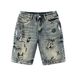 Men's Clothing Men's Cartoon Print Denim Shorts Summer Trendy Loose Straight Leg 5 Point Pants For Formal & Casual_mkmklike.com