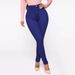 Women’S High-Waisted Stretch Jeans – 4-Pocket Slim Fit Denim Pants For Casual & Streetwear (S-3xl, Grey/Black/Blue)_mkmklike.com