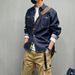 Retro Casual Loose Striped Denim Long Sleeved Shirt Men's Versatile Shirt Jacket_mkmklike.com