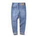 Men's Trendy Distressed Jeans Unique Whiskering Casual Print Embroidery Straight Leg Loose Fit Cotton mid Waist Long Pants_mkmklike.com