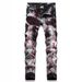 Men's Slim Fit Skinny Jeans Stretchy Irregularly Shaped Multi Processed With Embroidery For Fashionable Trousers_mkmklike.com